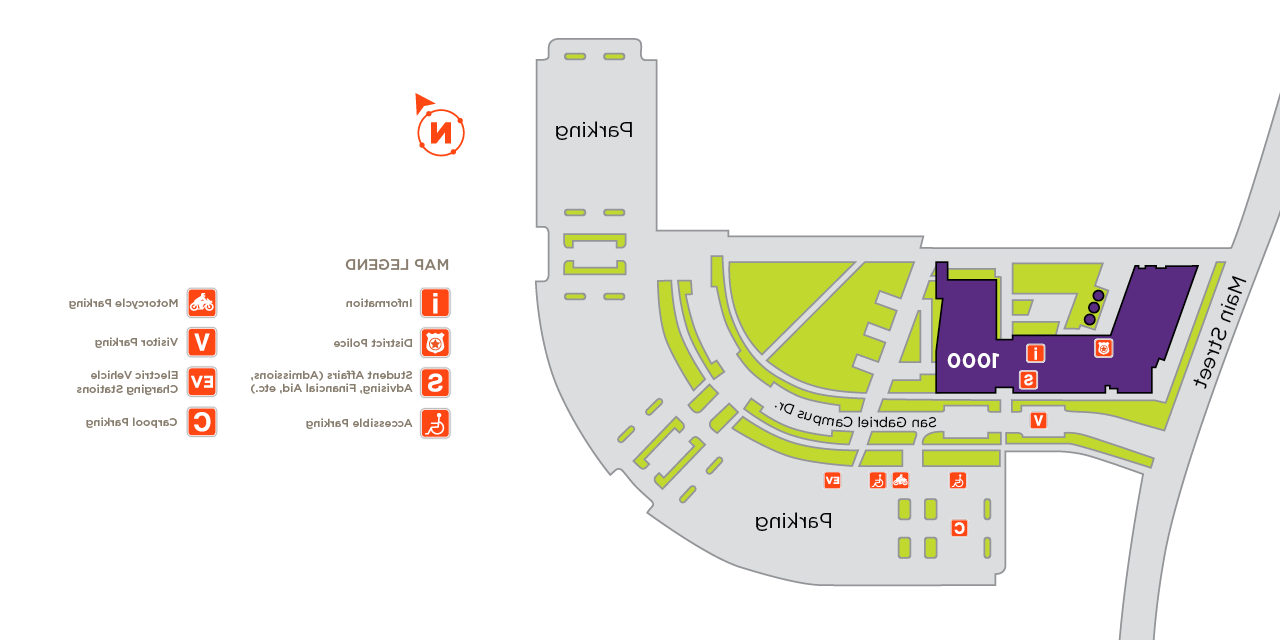 ACC San Gabriel Campus Map